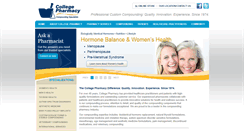 Desktop Screenshot of collegepharmacy.com
