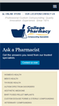 Mobile Screenshot of collegepharmacy.com